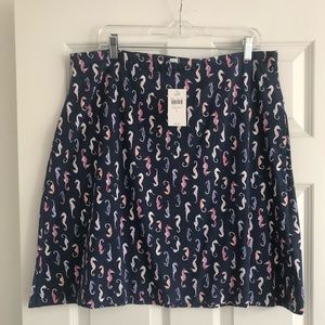 LNWT J. Jill Seahorse Skirt